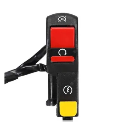 Knmaster Motosiklet Sis Farı Aç Kapa + Bas Çek Butonu