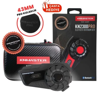 Knmaster KN2300 PRO Interkom Siyah