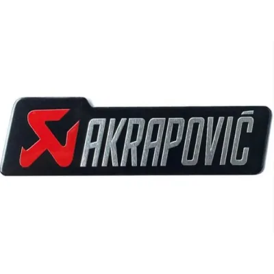 100 Adet Akrapovic Dikdörtgen Sticker