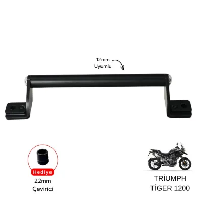 Pixel – Triumph Tiger 1200 Uyumlu Telefon & Navigasyon Tutucu – Siyah