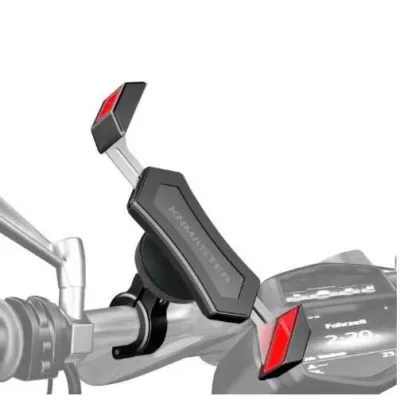 Knmaster TT-200 plus titreşim engelleyicili motosiklet telefon tutacağı