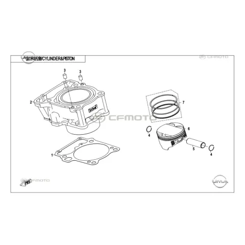 CFMoto CF 250-6 SR (EU 5) (2022) Piston Pimi – 2. fotoğraf