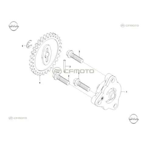 CFMoto CF NK 150 (ABS) Yağ Pompası Dişlisi – 3. fotoğraf