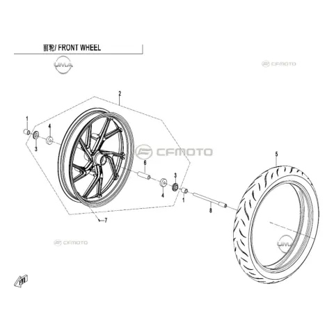 CFMoto CF NK 250 Mil /Ön Burcu – 3. fotoğraf