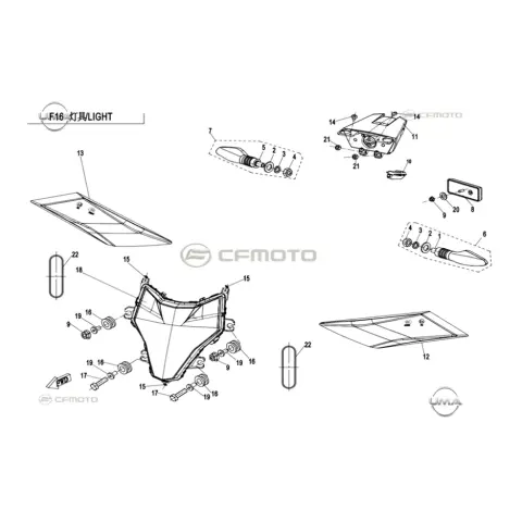 CFMoto CF NK 400 Ön Sağ Sinyal Komple – 2. fotoğraf