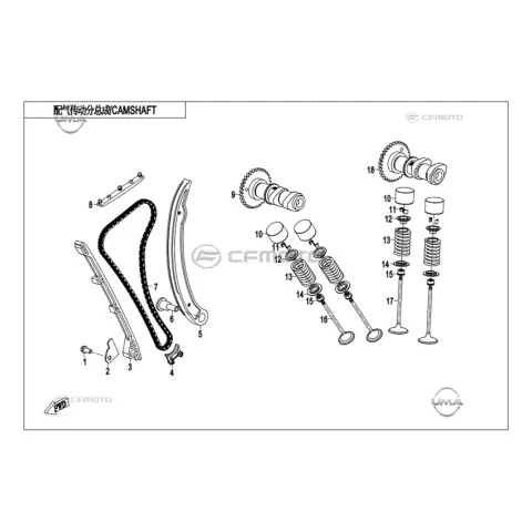 CFMoto CF NK 650 Supap Ayar Simi T=3.92 – 3. fotoğraf