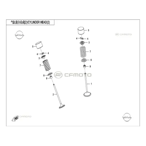 CFMoto CF675SR-R (CF650-10H) Emme Supabı – 3. fotoğraf