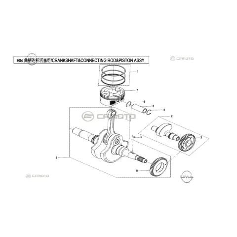 CFMoto CF Goes Terrox 400L (CF400ATR-4L) (T3B) Piston I – 3. fotoğraf