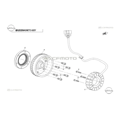 CFMoto CF1000ATR (T3B) Rotor – 1. fotoğraf