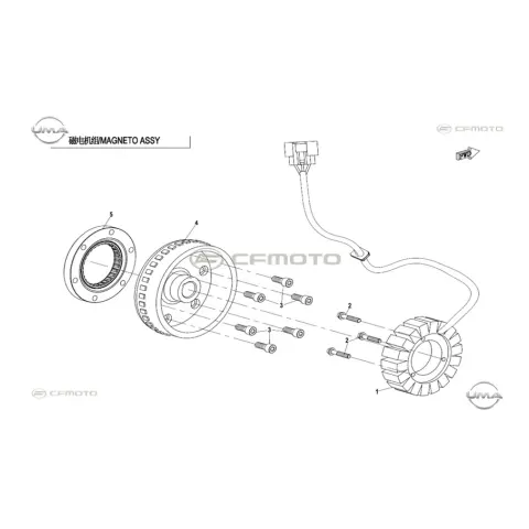 CFMoto CF1000ATR (T3B) Rotor – 2. fotoğraf