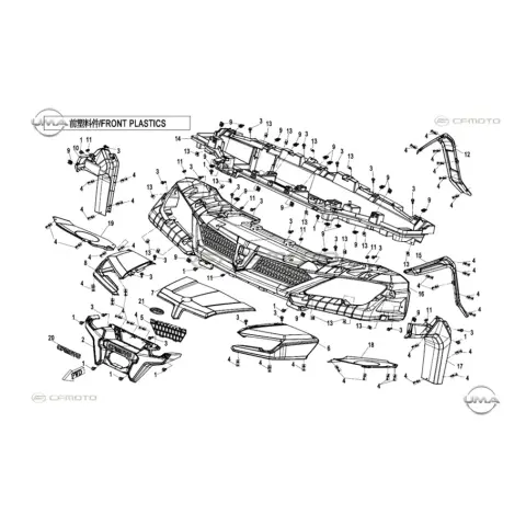 CFMoto CF1000ATR (T3B) CFMoto Logo – 1. fotoğraf