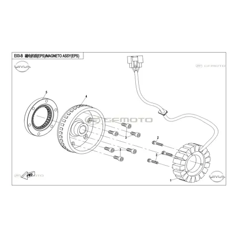 CFMoto CF1000ATR (T3B) (2022) Statör
