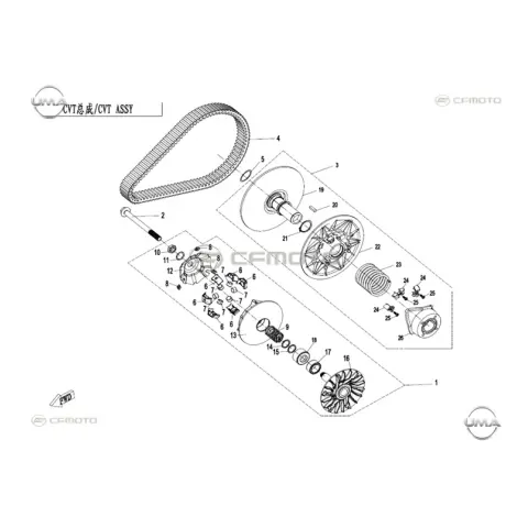 CFMoto CF400ATR 2L (T3B) Masura Set Ağırlık – 3. fotoğraf