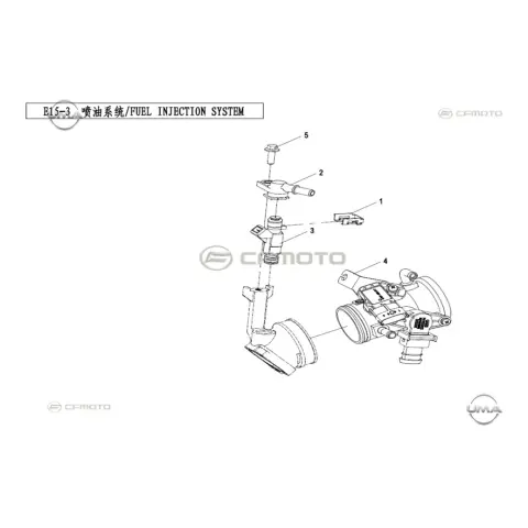 CFMoto CF400ATR-L (T3) Enjektör Klipsi – 3. fotoğraf