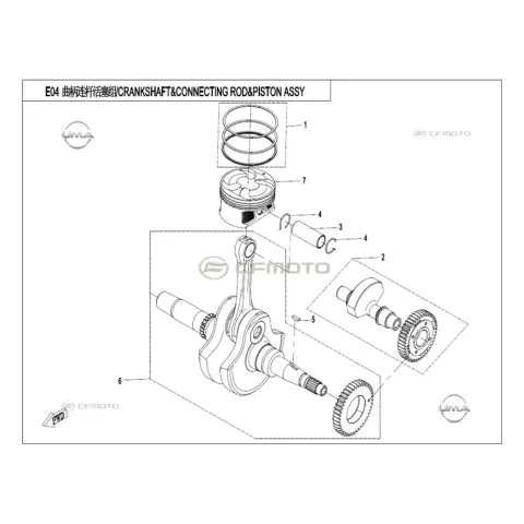 CFMoto CF500ATR-A (T3) Denge Mili Komple – 1. fotoğraf