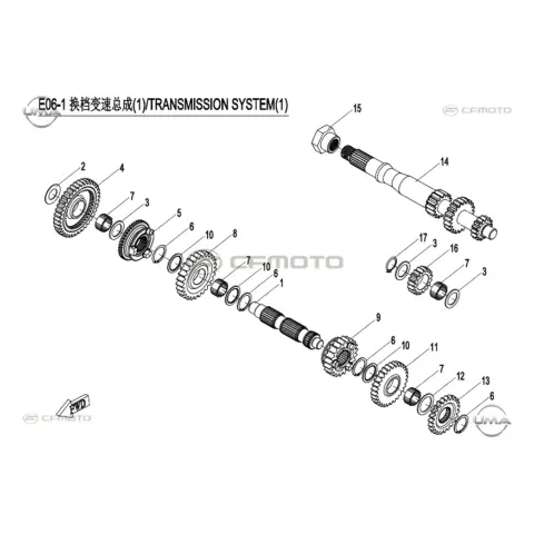 CFMoto CF600ATR-2LC (T3B) Rondela – 3. fotoğraf
