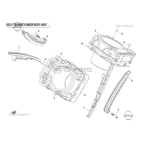 CFMoto CF800ATR (T3) Silindir I – 1. fotoğraf
