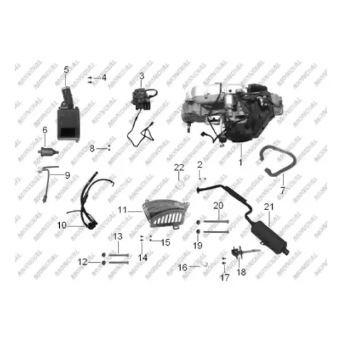 Mondial MD150 Hedge Taclı Somun (M10X1.25) – 3. fotoğraf