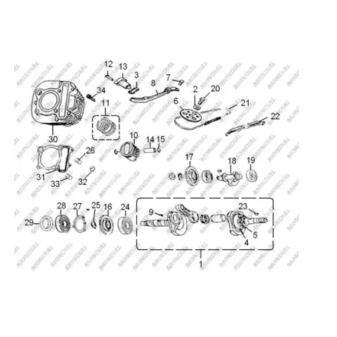 Mondial MD250X (Off Road) Denge Mili