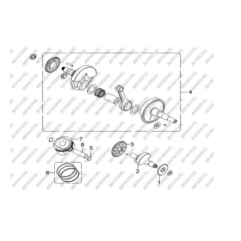 Mondial Terralender 625 Denge Mili Dişli Karşılığı – 3. fotoğraf