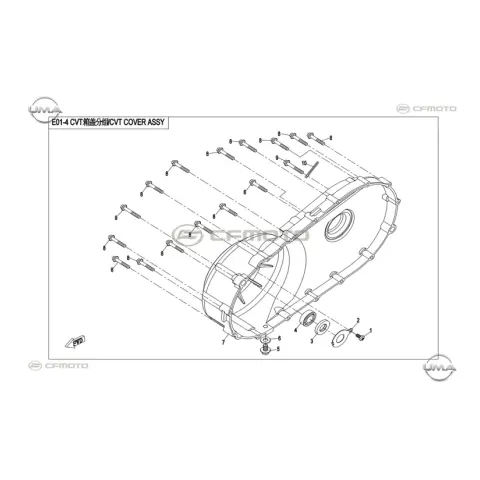 Mondial Terralender 625 Rulman 6003