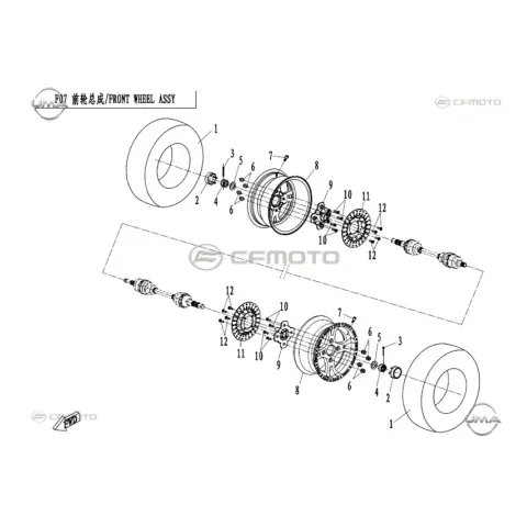 Mondial Terralender 800 Dış Lastik (26X9-14) (Tubeless)
