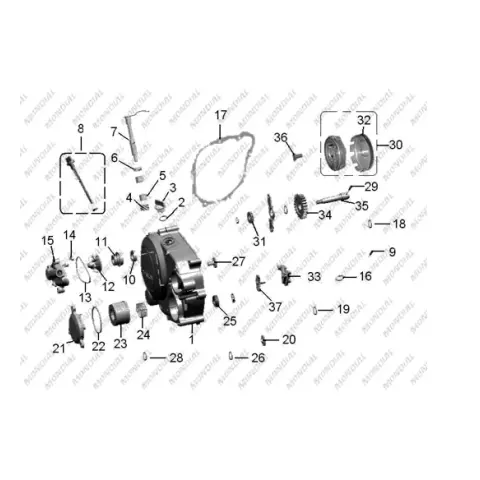 Mondial X-Treme Supermoto 250 O-Ring 70X2 – 3. fotoğraf