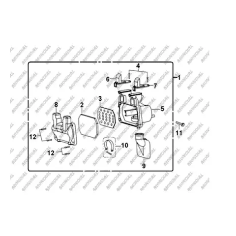 Mondial 100 MFH 11. Hava Giriş Boğazı Sağ – 3. fotoğraf