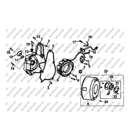 Mondial 100 UKH (KH-KF) Rotor – 3. fotoğraf