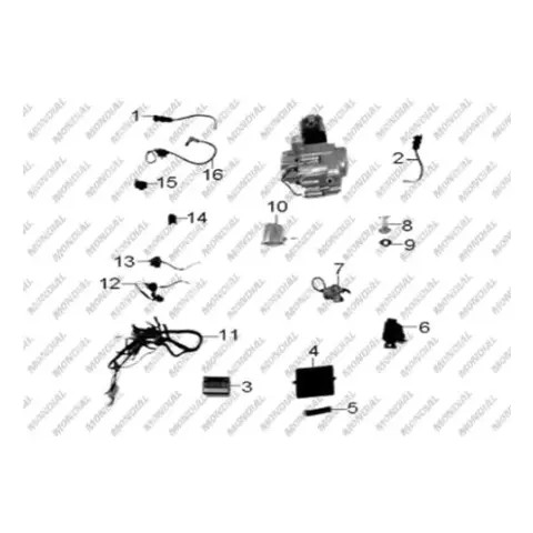 Mondial 110 FT Piston Pim Segmanı (13X15X1)